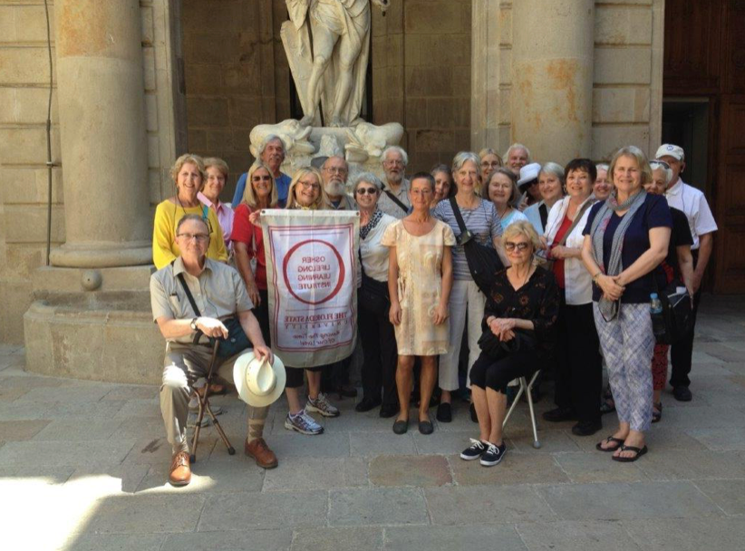 OLLI travelers in Spain