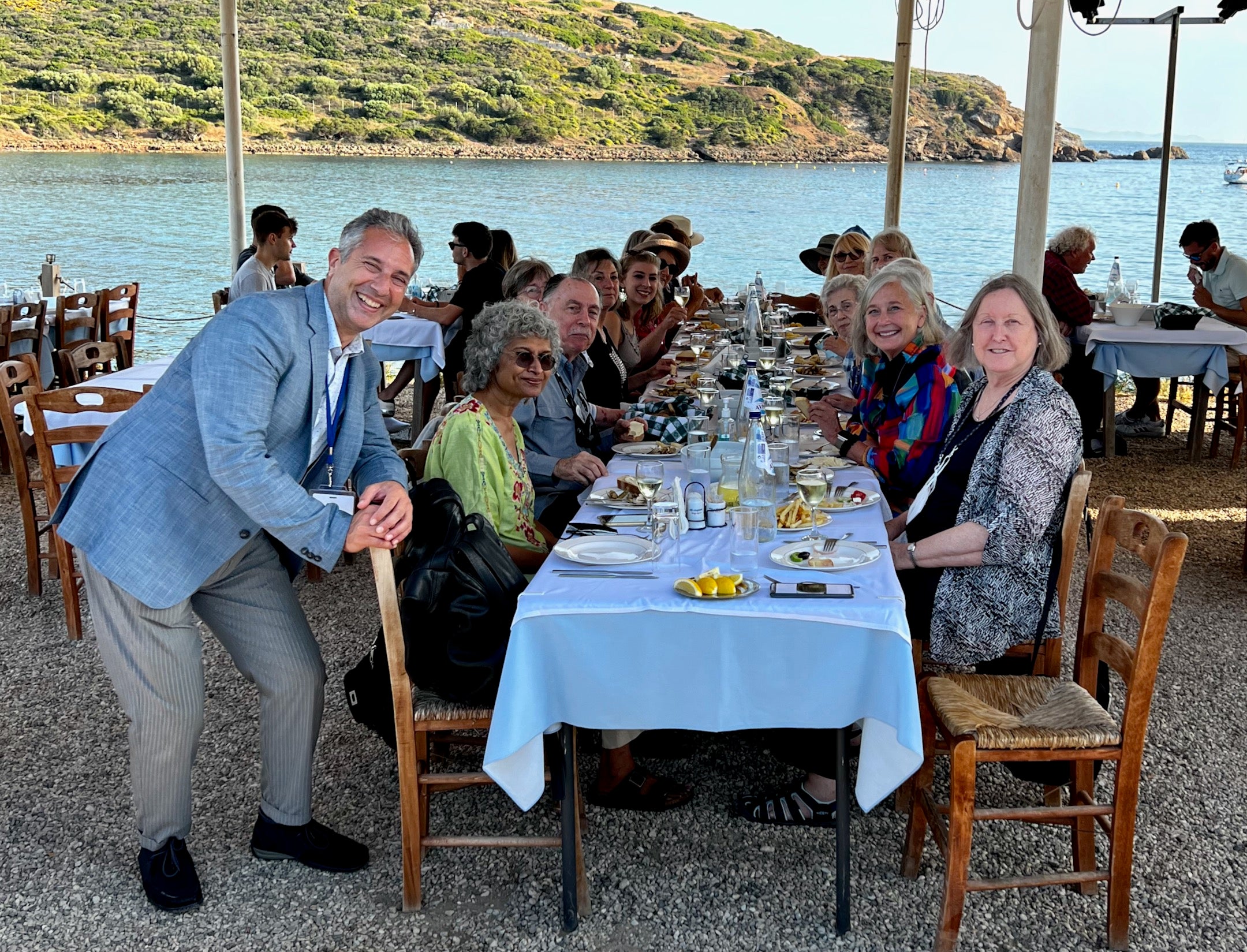 OLLI travelers in Greece