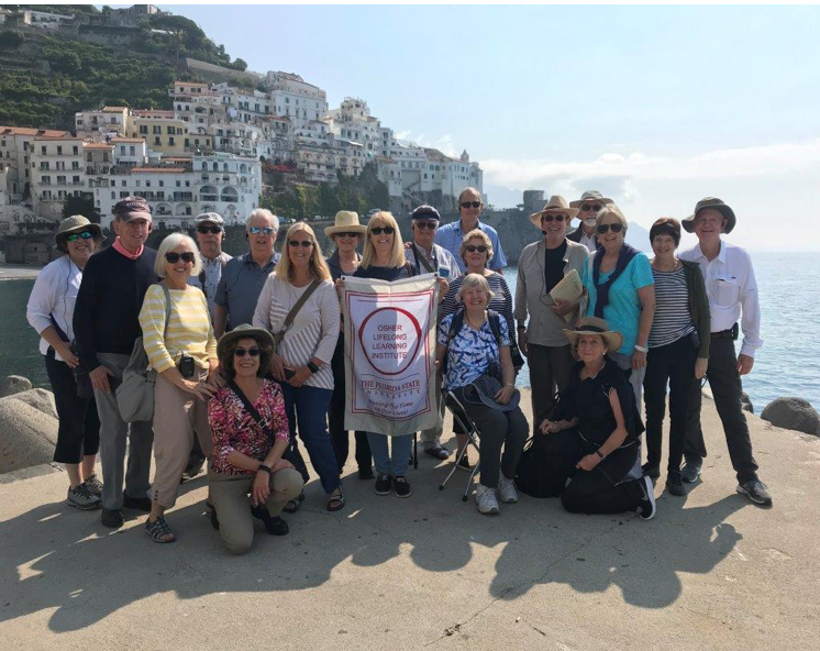 OLLI travelers in Italy